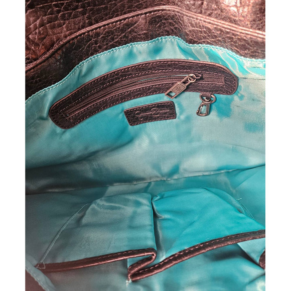 Large Jessica Simpson Body Clutch Leather - Picture 5 of 7